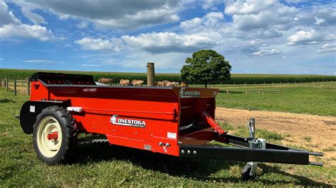 manure spreader size